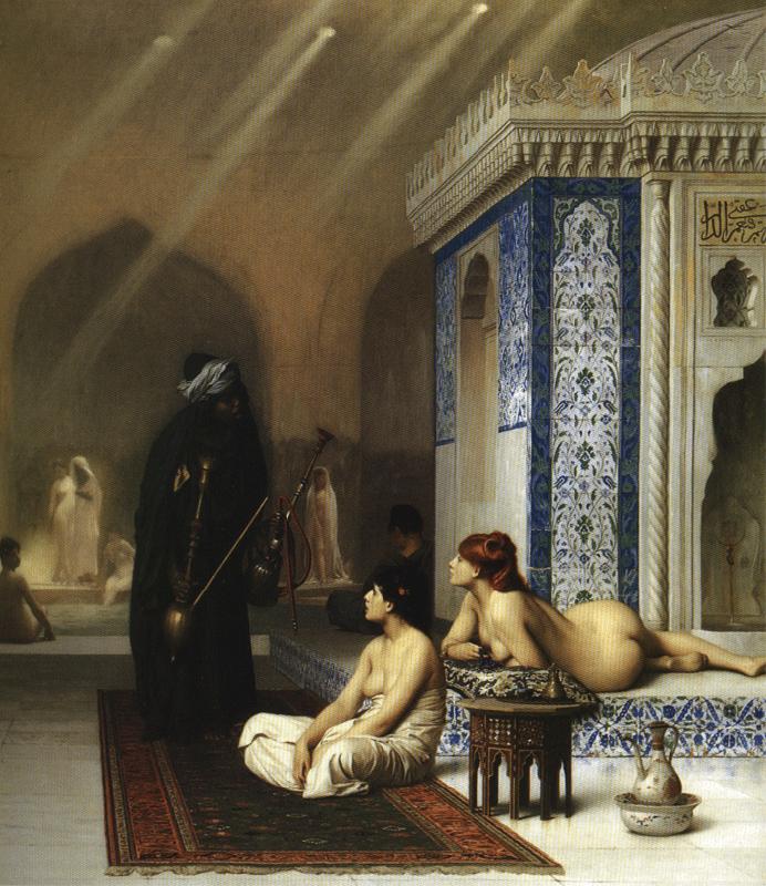 Jean - Leon Gerome Pool in a Harem. oil painting picture